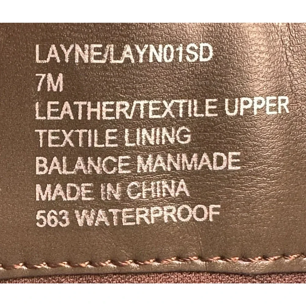 Blondo Layne Brown Suede Waterproof Over The Knee Boots Womens Size 7M New $220